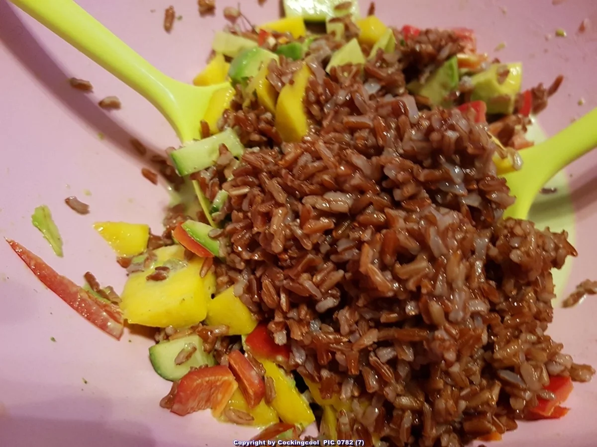 Avocado roter Reissalat - Rezept - Bild Nr. 7536