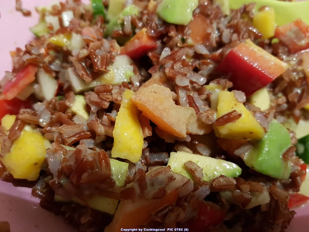 Avocado roter Reissalat - Rezept - Bild Nr. 7548