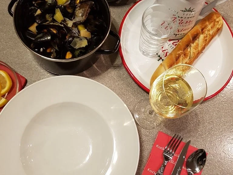 Miesmuscheln mit Weisswein und Knobi (rheinische Art) - Rezept - Bild Nr. 8