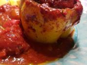 Gefüllte Paprikaschoten mit Lammhack - Rezept - Bild Nr. 7566