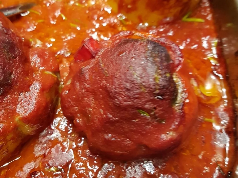 Gefüllte Paprikaschoten mit Lammhack - Rezept - Bild Nr. 7573