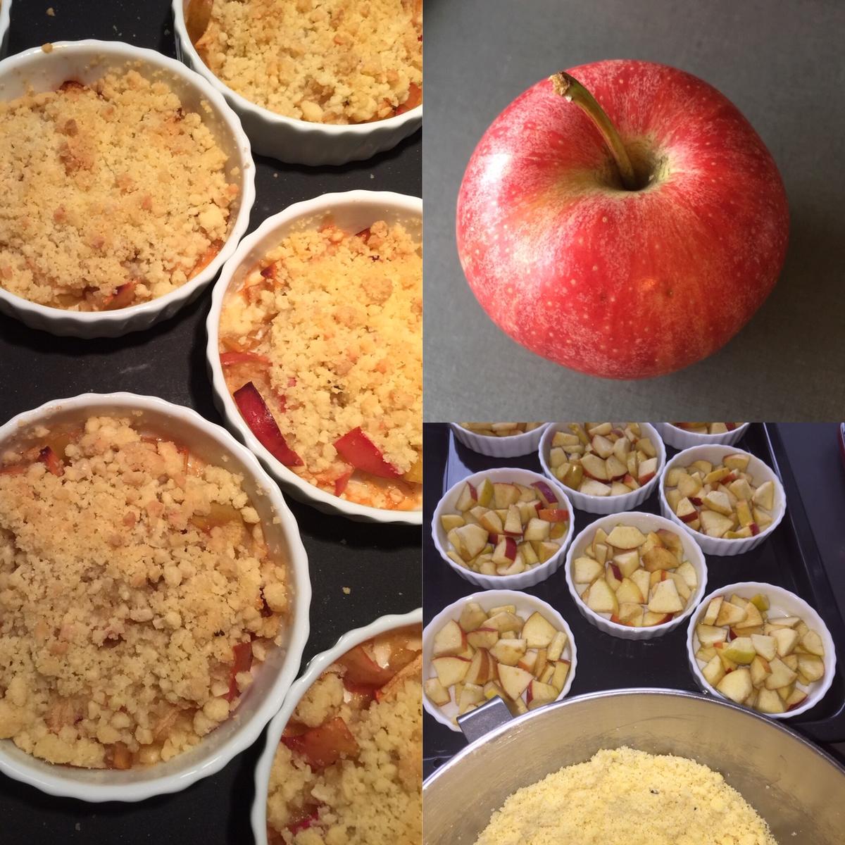 Apple Crumble - Apfel Streusel Auflauf - Dessert oder süße Hauptspeise  - Rezept - Bild Nr. 7566