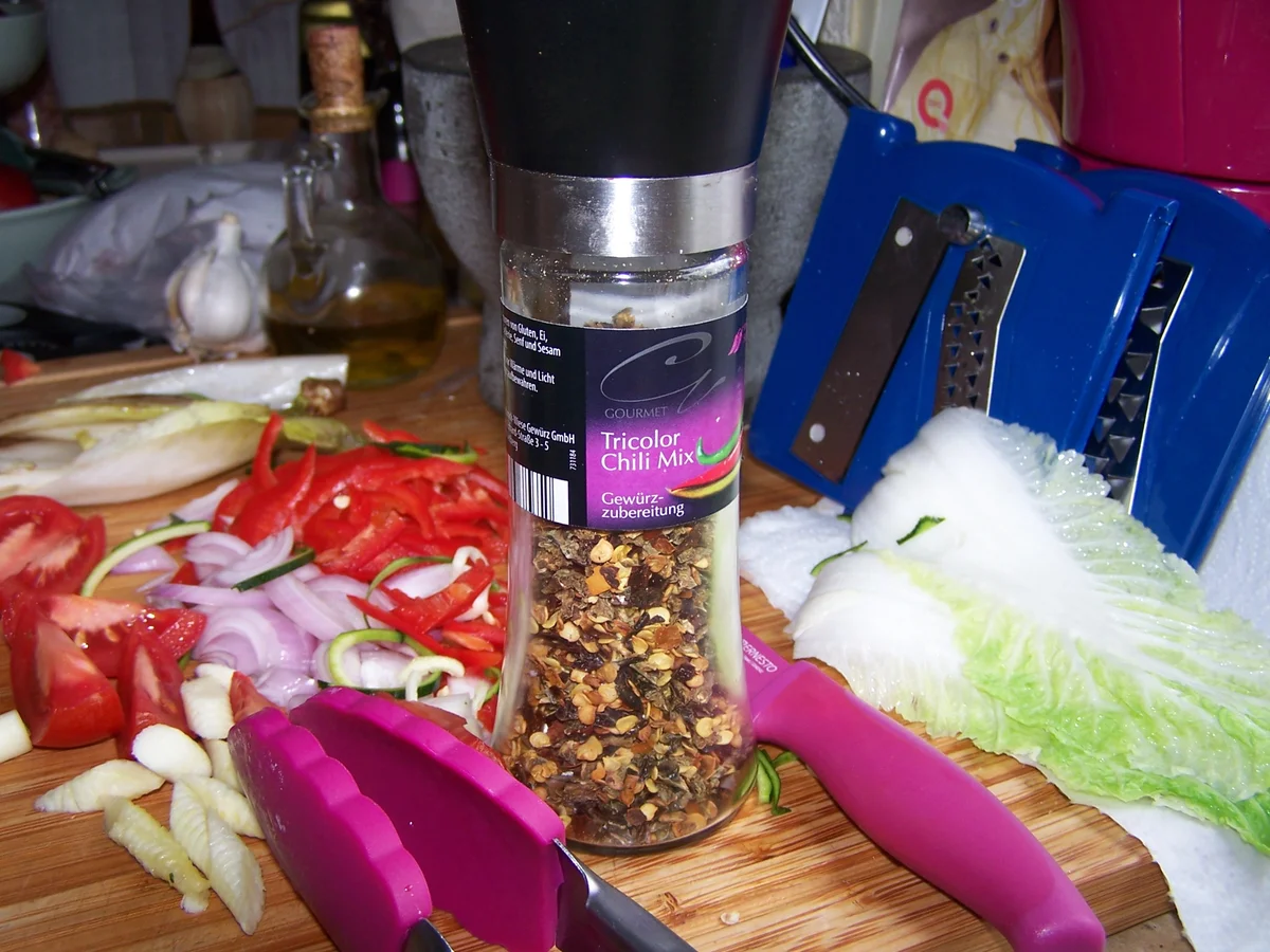 Rezept: Buntes Gemüse mit einem Rinder Steak und einem Fantasie Sößchen Bild Nr. 7572 Buntes Gemüse mit einem Rinder Steak und einem Fantasie Sößchen - Rezept - Bild Nr. 7572