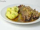 Rinderbrust geschmort in Cidre mit Meerrettich-Apfel-Kruste - Rezept - Bild Nr. 6