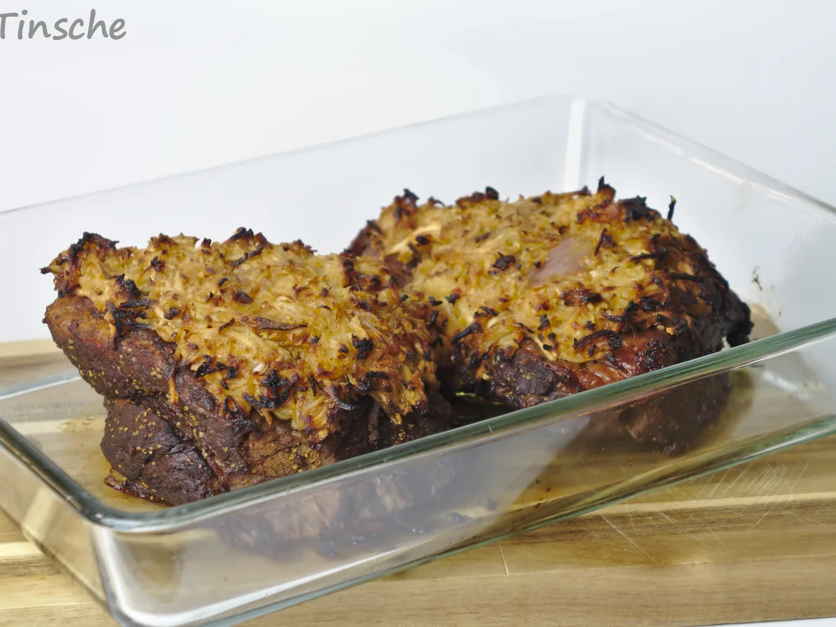 Rinderbrust geschmort in Cidre mit Meerrettich-Apfel-Kruste - Rezept - Bild Nr. 7593