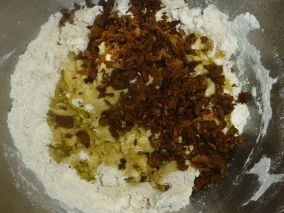 Focaccia mit Kräuterseitlingen - Rezept - Bild Nr. 7591