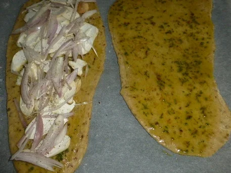 Focaccia mit Kräuterseitlingen - Rezept - Bild Nr. 7593