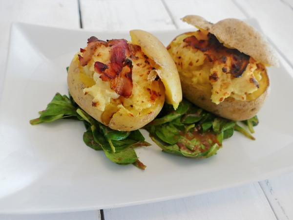 Gefüllte Ofenkartoffeln - Rezept mit Bild - kochbar.de