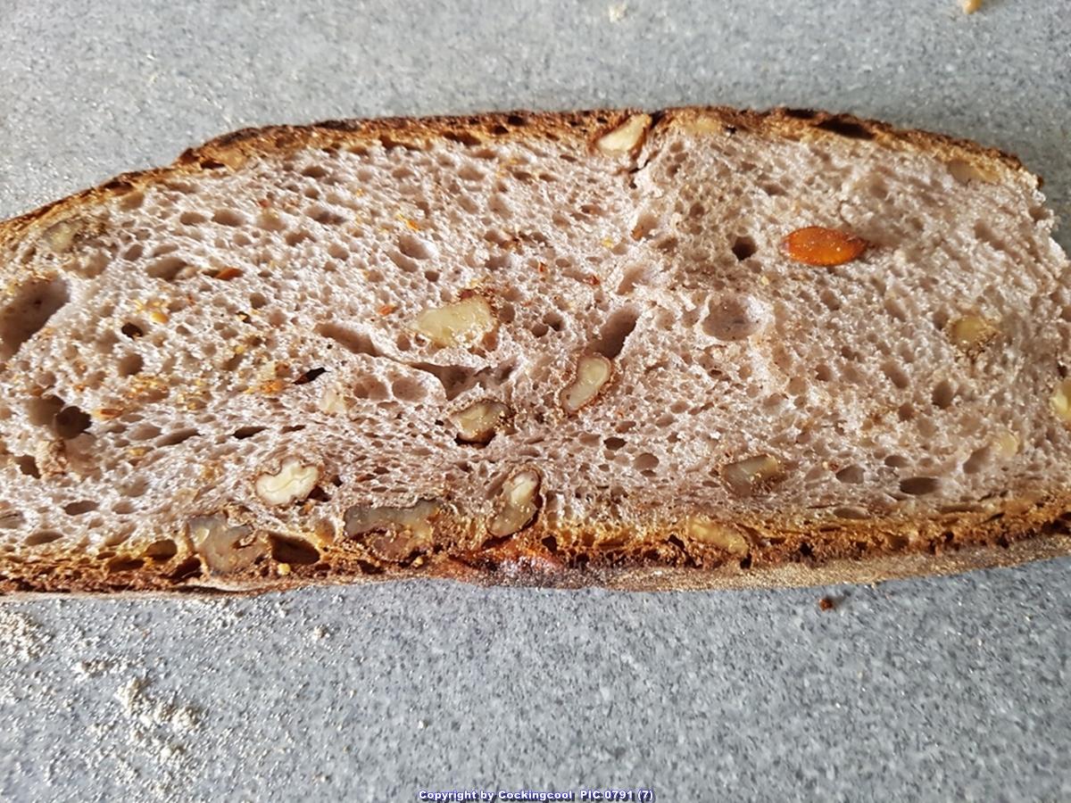 Oma Löffel`s Brote = Walnussbrot - Rezept - Bild Nr. 7600