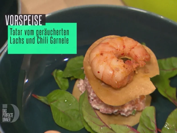 Rezept: Tatar vom geräuchertem Lachs und Chiligarnelen Bild Nr. 7600 Tatar vom geräuchertem Lachs und Chiligarnelen - Rezept - Bild Nr. 7600