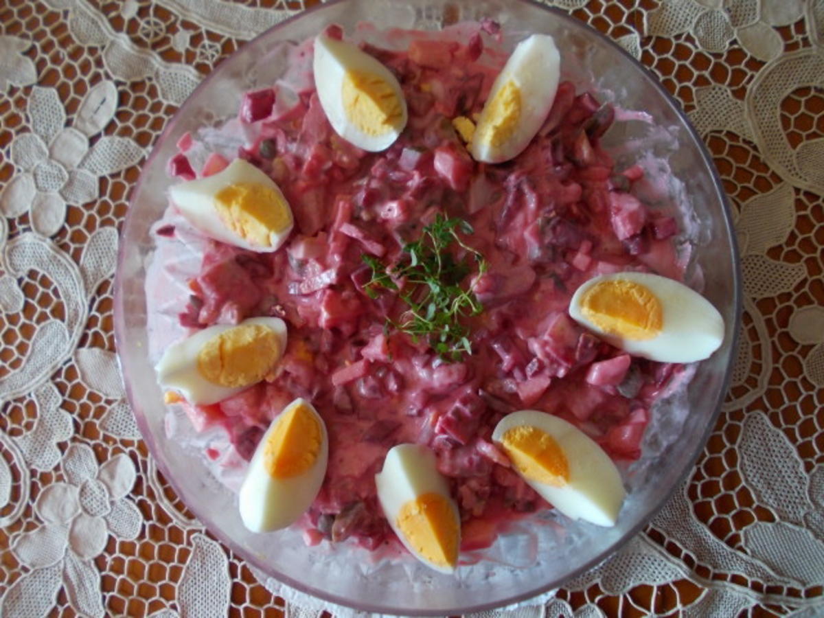 Mein roter Matjessalat - Rezept mit Bild - kochbar.de