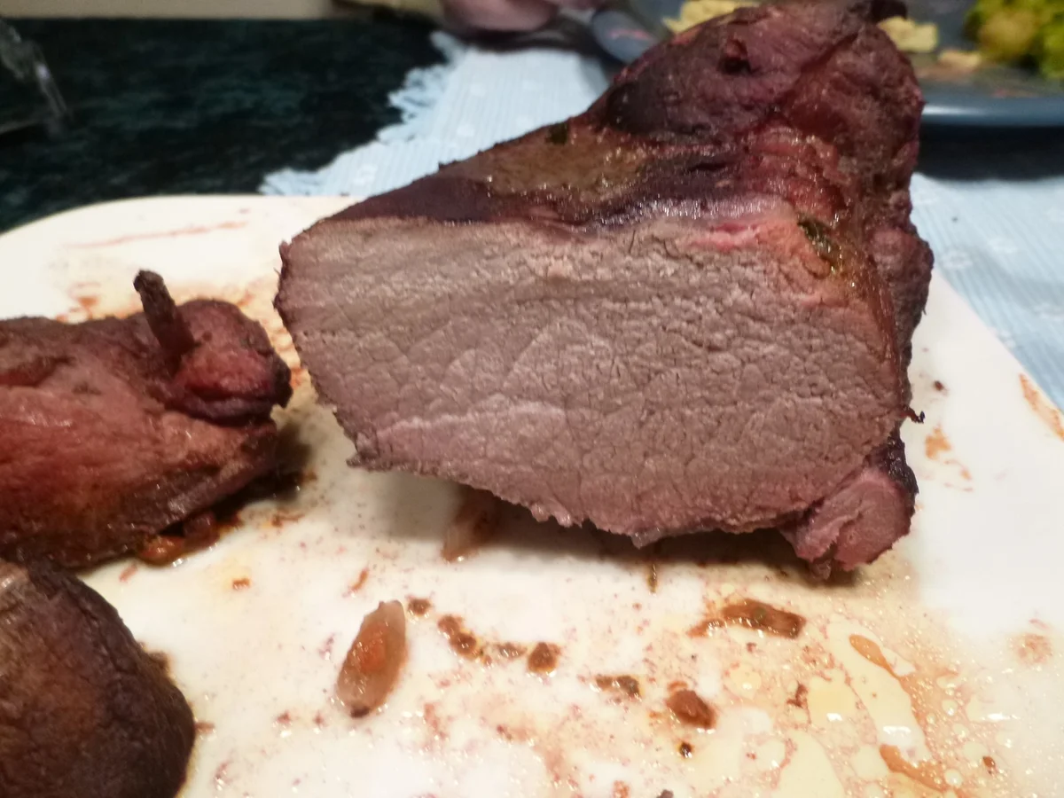 Wildschweinbraten mit Preiselbeersoße - Rezept - Bild Nr. 7619