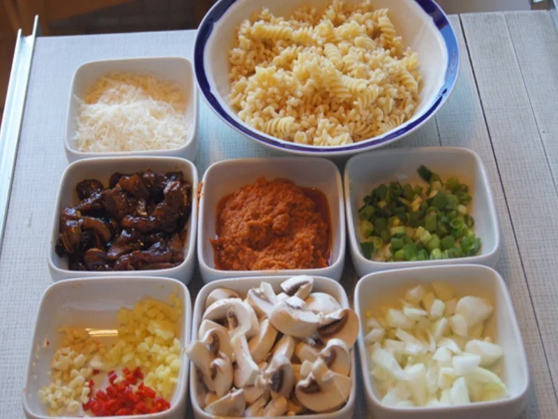 Rezept: Reste Pasta im Wok Bild Nr. 7607 Reste Pasta im Wok - Rezept - Bild Nr. 7607