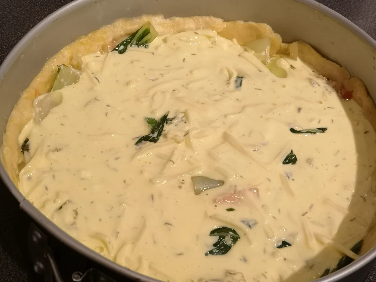 BiNe` S MANGOLD RÄUCHERLACHS QUICHE - Rezept - Bild Nr. 5