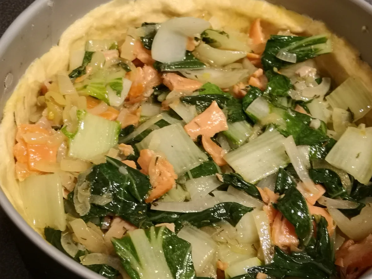 BiNe` S MANGOLD RÄUCHERLACHS QUICHE - Rezept - Bild Nr. 4