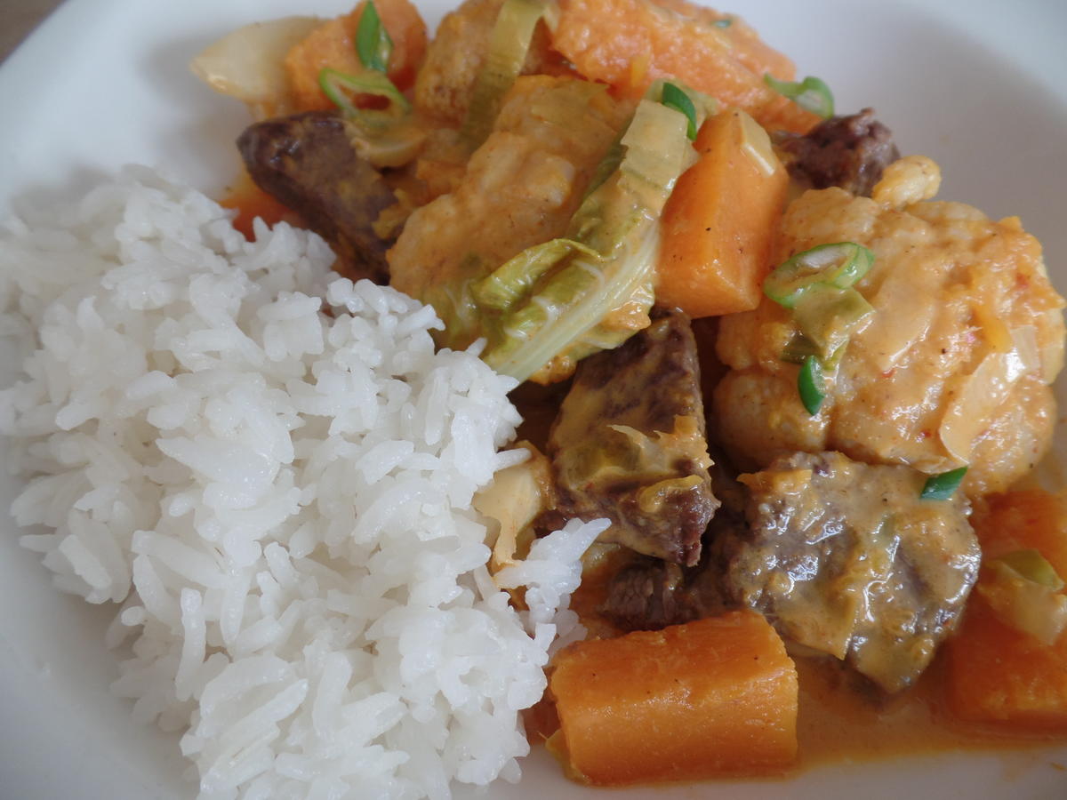Rindfleisch-Gemüse-Curry - Rezept - Bild Nr. 7609