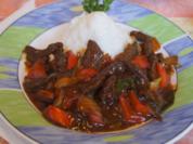 Rindfleisch mit Austernsauce und Jasmin Reis - Rezept - Bild Nr. 2