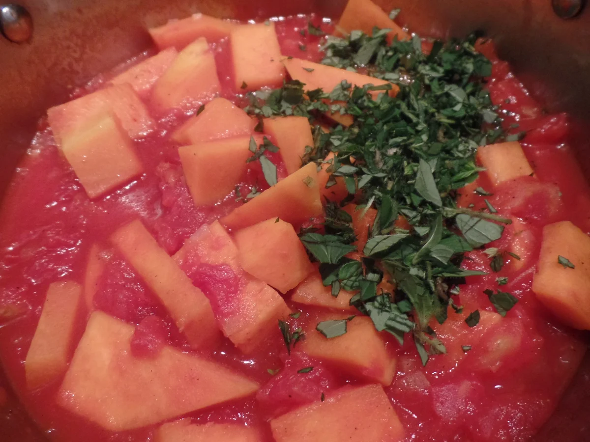 Rezept: Kürbis-Hackbällchen -Auflauf Bild Nr. 7626 Kürbis-Hackbällchen -Auflauf - Rezept - Bild Nr. 7626