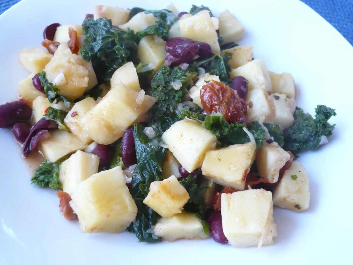 Pastinaken - Grünkohl - Pfanne - Rezept - Bild Nr. 7622