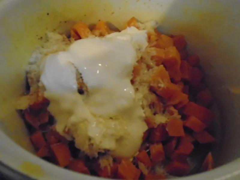 Rezept: Backfisch mit Brokkoli und Süßkartoffelstampf Bild Nr. 12 Backfisch mit Brokkoli und Süßkartoffelstampf - Rezept - Bild Nr. 12