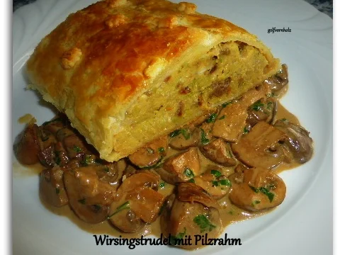 Wirsingstrudel mit Pilzrahm - Rezept - Bild Nr. 7617