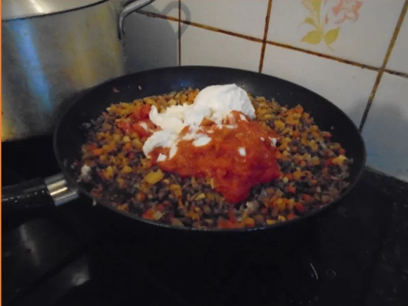 Rindermett-Gemüse-Pasta - Rezept - Bild Nr. 13