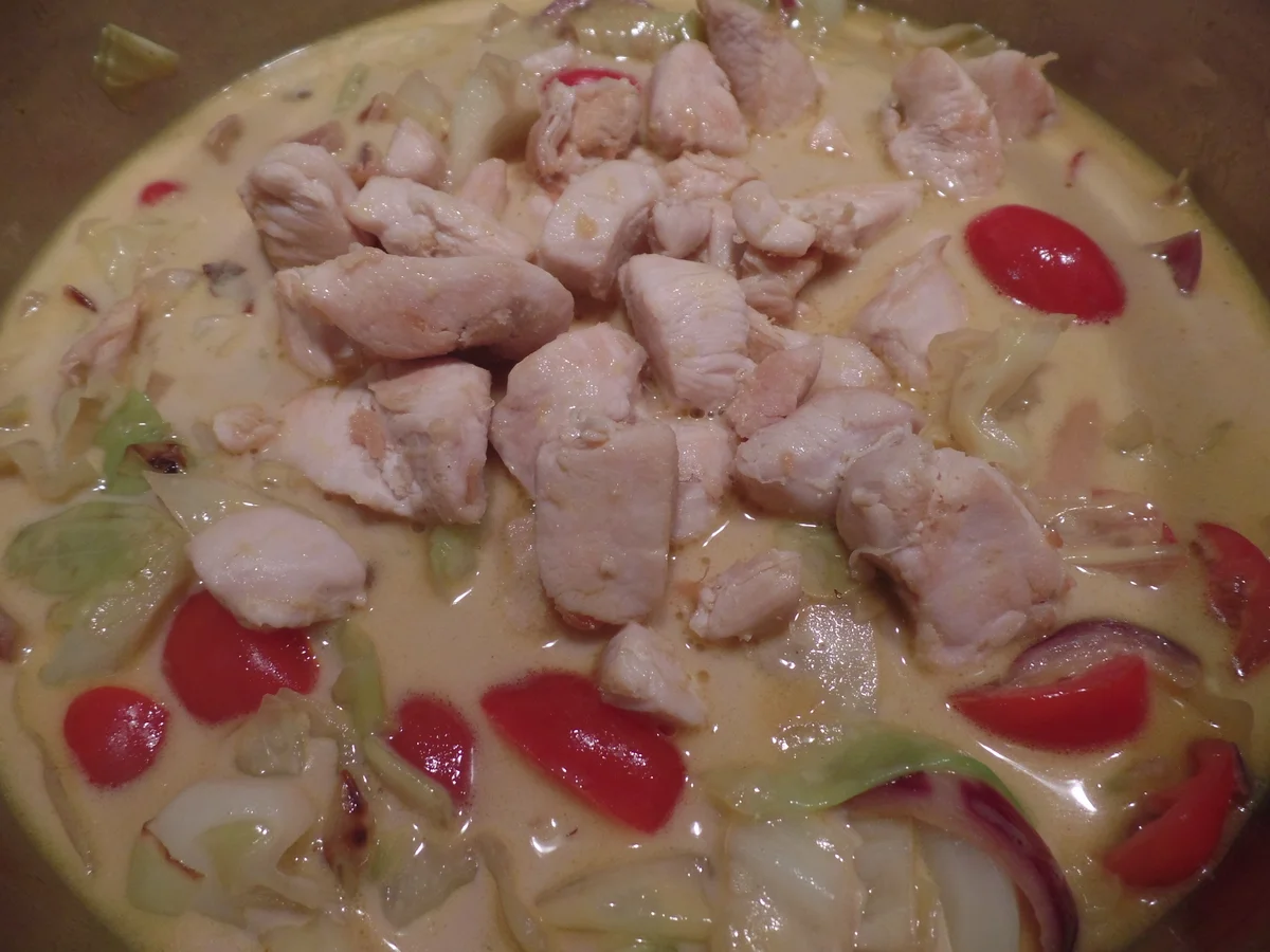 Spitzkohl-Hähnchen-Curry - Rezept - Bild Nr. 7626