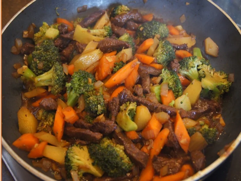 Rezept: Hüftsteak-Gemüse-Pfanne Bild Nr. 19 Hüftsteak-Gemüse-Pfanne - Rezept - Bild Nr. 19