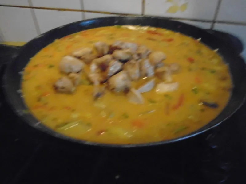 Hähnchencurry mit Basmatireis - Rezept - Bild Nr. 7637