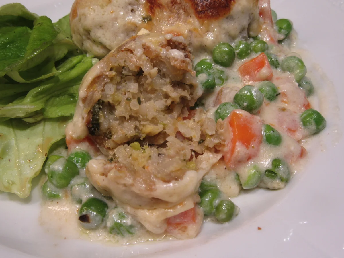 Reis: Reisbällchen mit Gemüse - überbacken - Rezept - Bild Nr. 7626