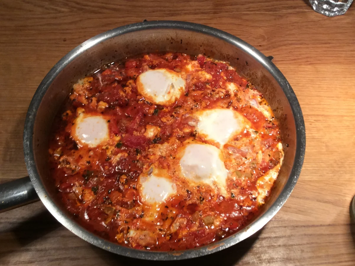 Shakshuka - Tomaten-Ragout mit Ei - der Hammer - Rezept - Bild Nr. 7653