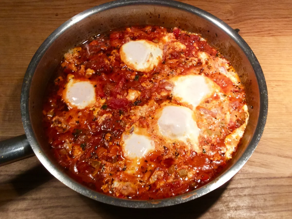 Shakshuka - Tomaten-Ragout mit Ei - der Hammer - Rezept - Bild Nr. 7655