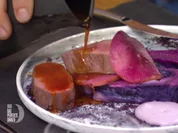 Hirschrücken mit Rotkohl und Vitelottenpüree - Rezept - Bild Nr. 7654