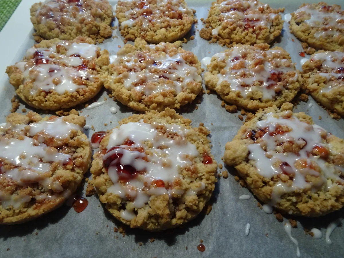Streusel-Taler, gefüllt - Rezept - Bild Nr. 7655