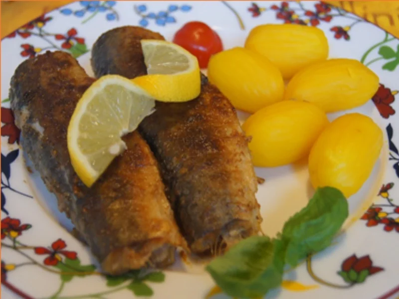 Rezept: Gebratene Heringe mit Drillingen Bild Nr. 2 Gebratene Heringe mit Drillingen - Rezept - Bild Nr. 2