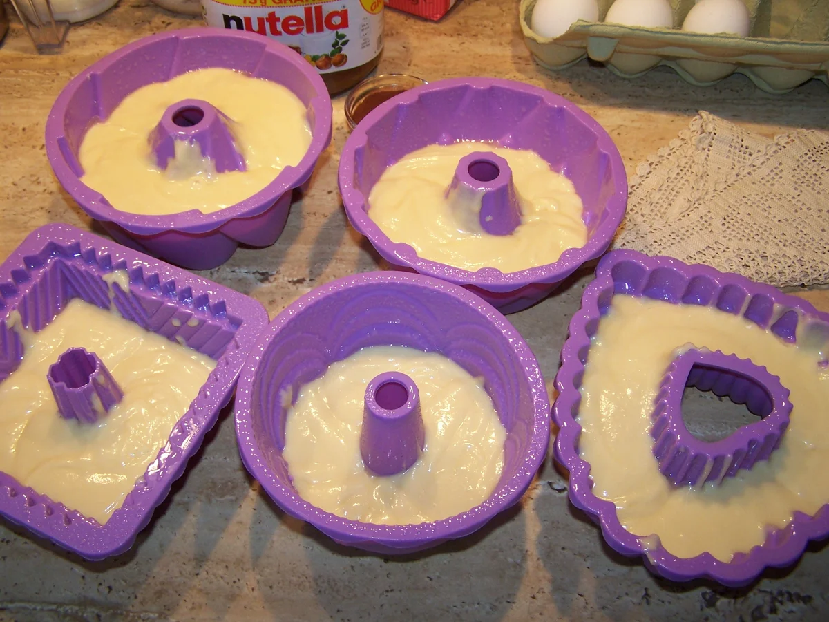 Mein Sahne-Marmorkuchen in Form gebracht - Rezept - Bild Nr. 7667