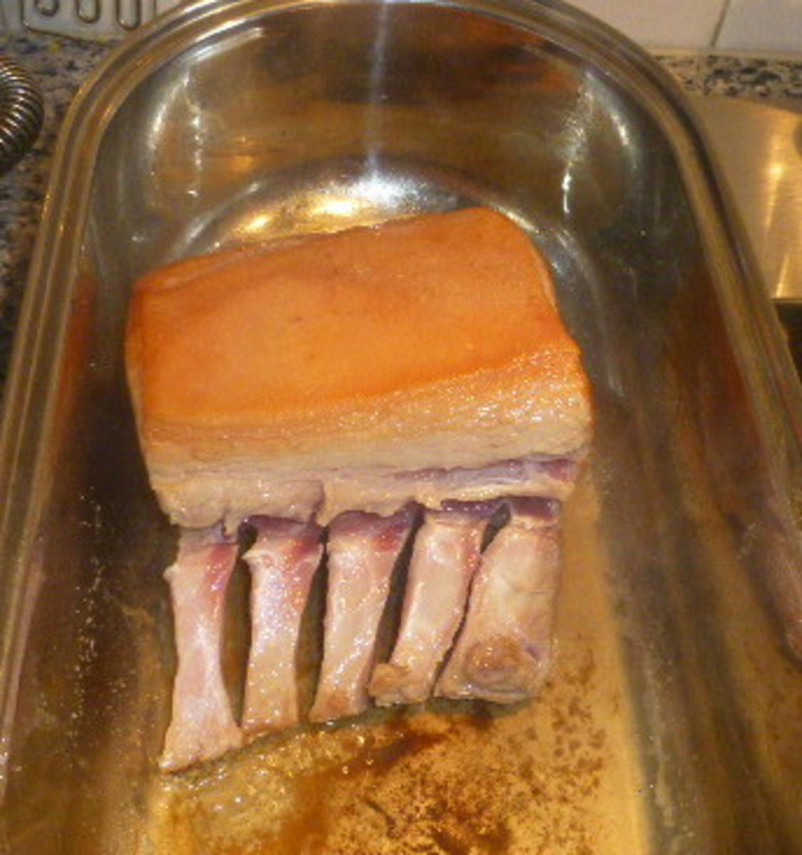 Karreebraten vom Duroc-Schwein mit Rote-Bete-Sauce - Rezept - Bild Nr. 7689