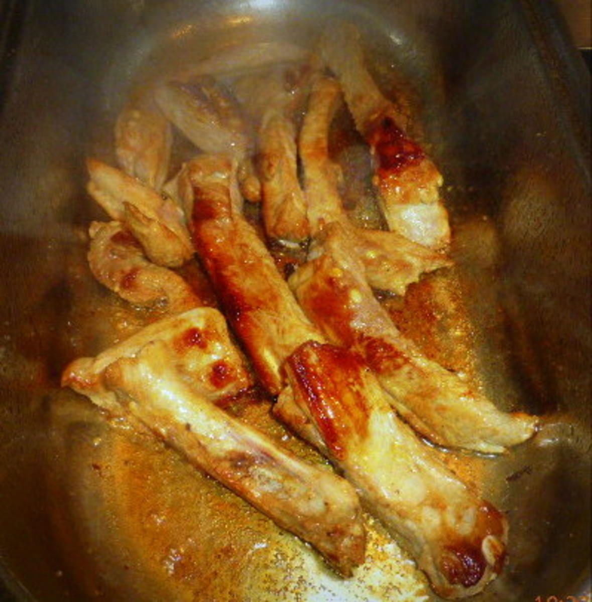 Karreebraten vom Duroc-Schwein mit Rote-Bete-Sauce - Rezept - Bild Nr. 7690