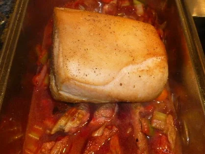 Karreebraten vom Duroc-Schwein mit Rote-Bete-Sauce - Rezept - Bild Nr. 7692