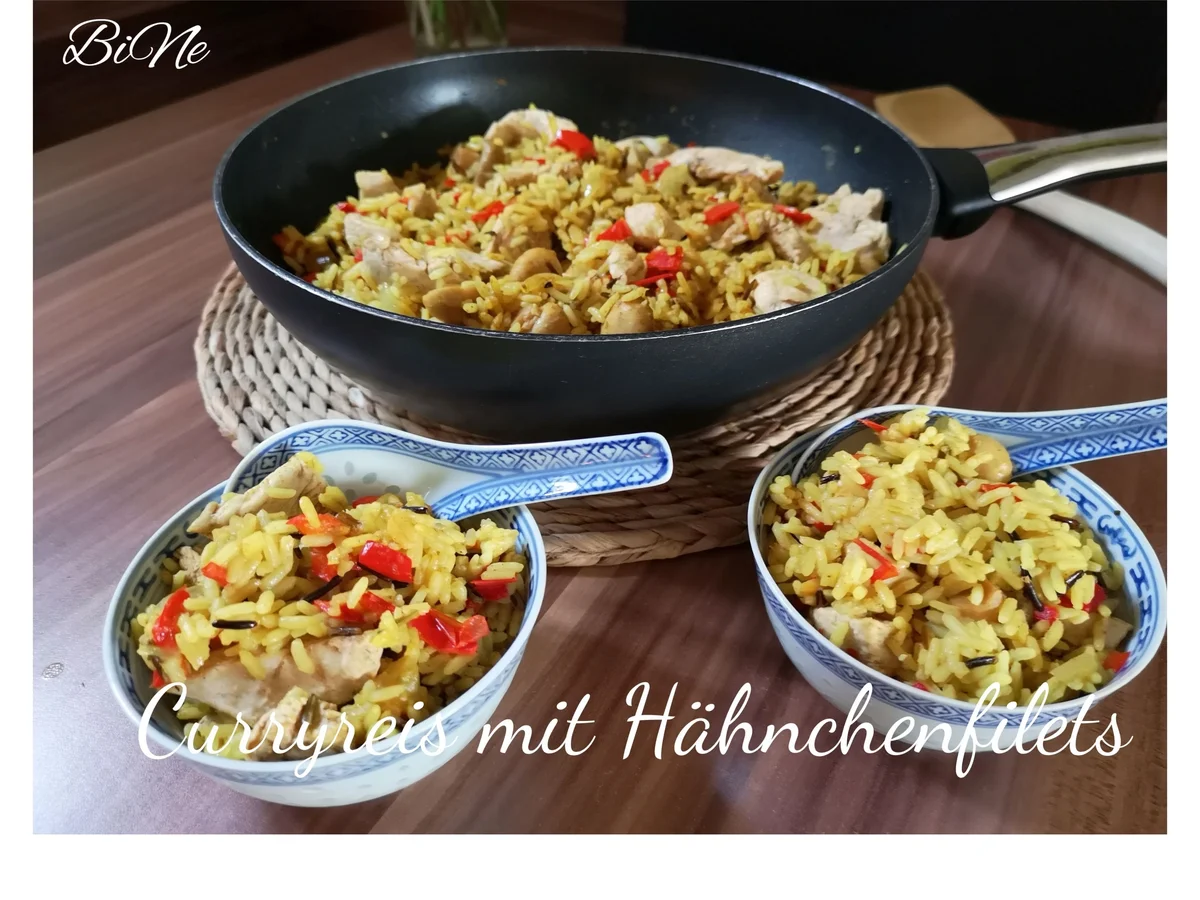 BiNe` S CURRYREIS MIT HÄHNCHENFILETS - Rezept - Bild Nr. 3