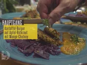Kartoffel Burger mit Apfel-Rotkraut und Mango Chutney - Rezept - Bild Nr. 7688