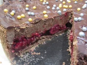 Backen: Schoko-Krümelkuchen mit Kirschen - Rezept - Bild Nr. 7688