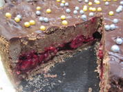Backen: Schoko-Krümelkuchen mit Kirschen - Rezept - Bild Nr. 7688