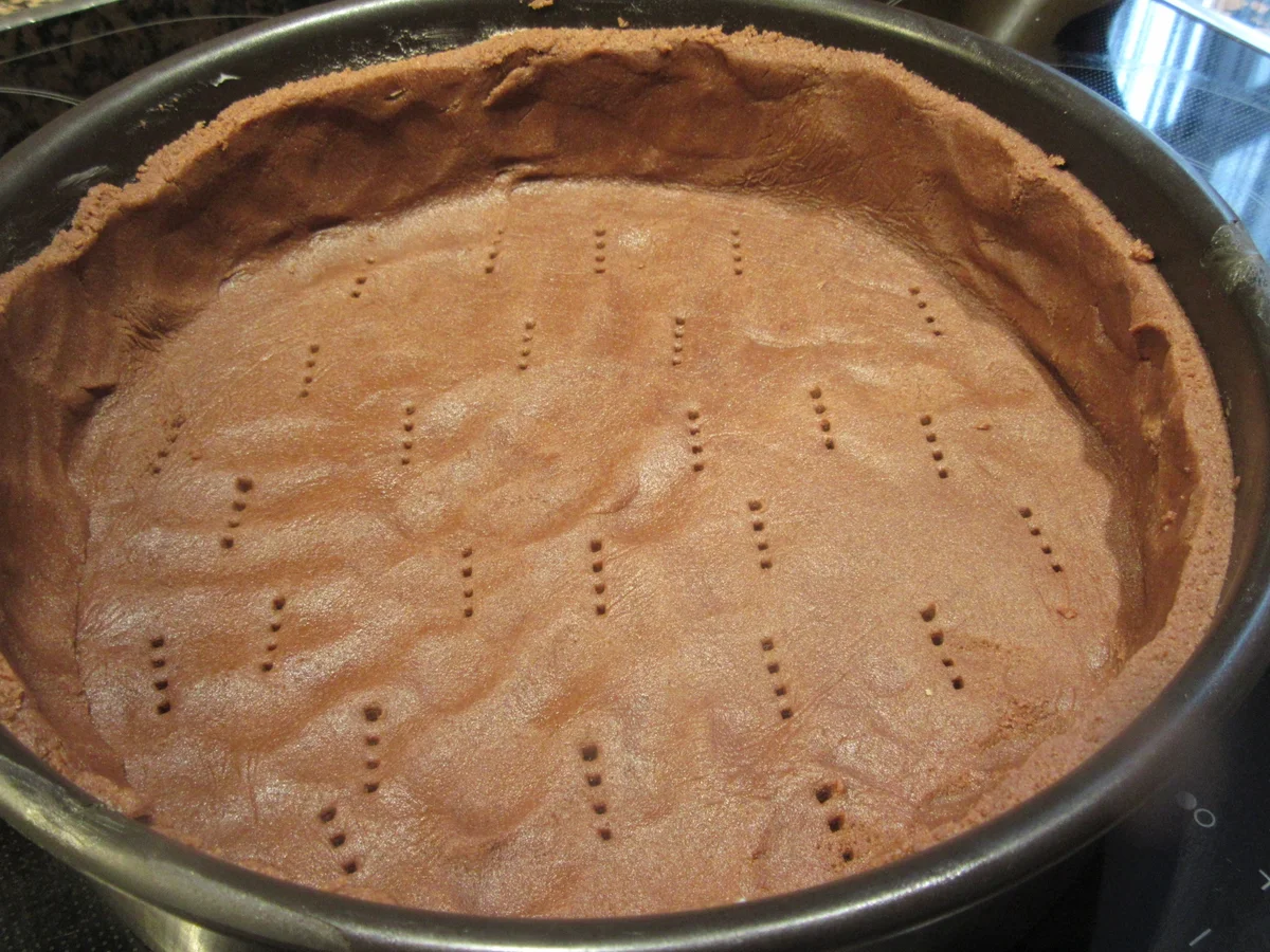 Backen: Schoko-Krümelkuchen mit Kirschen - Rezept - Bild Nr. 7694