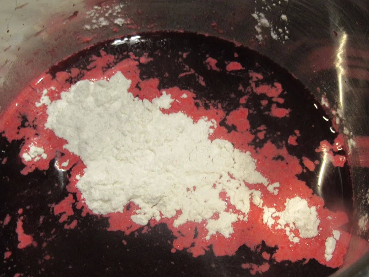 Backen: Schoko-Krümelkuchen mit Kirschen - Rezept - Bild Nr. 7695