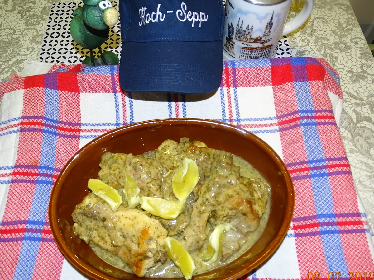 Kräuter-Kaninchen mit glasiertem Rosenkohl - Rezept - Bild Nr. 7694