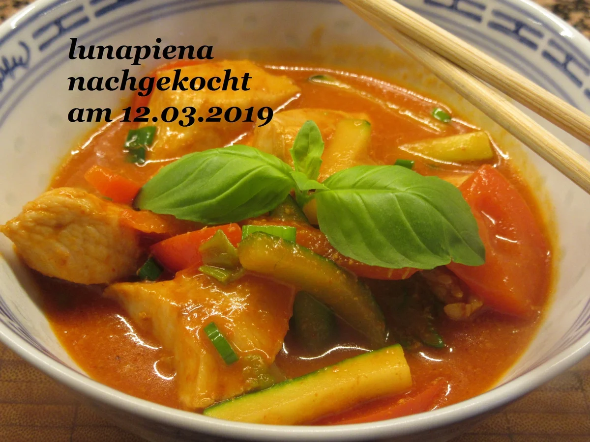 Rezept: Thailändisches Red Chicken Curry Bild Nr. 7691 Thailändisches Red Chicken Curry - Rezept - Bild Nr. 7691