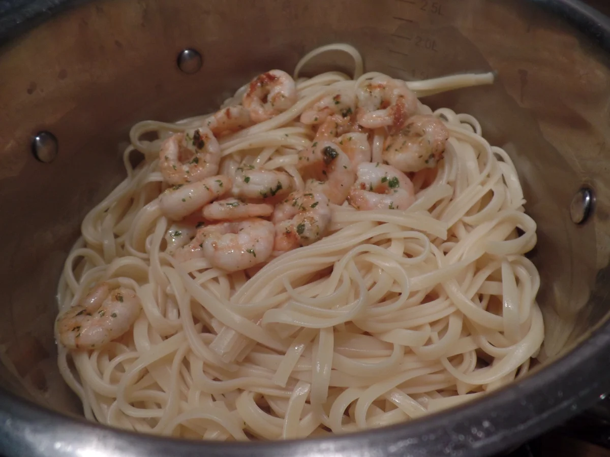 Garnelen mit Bavette n.13 - Rezept - Bild Nr. 7703