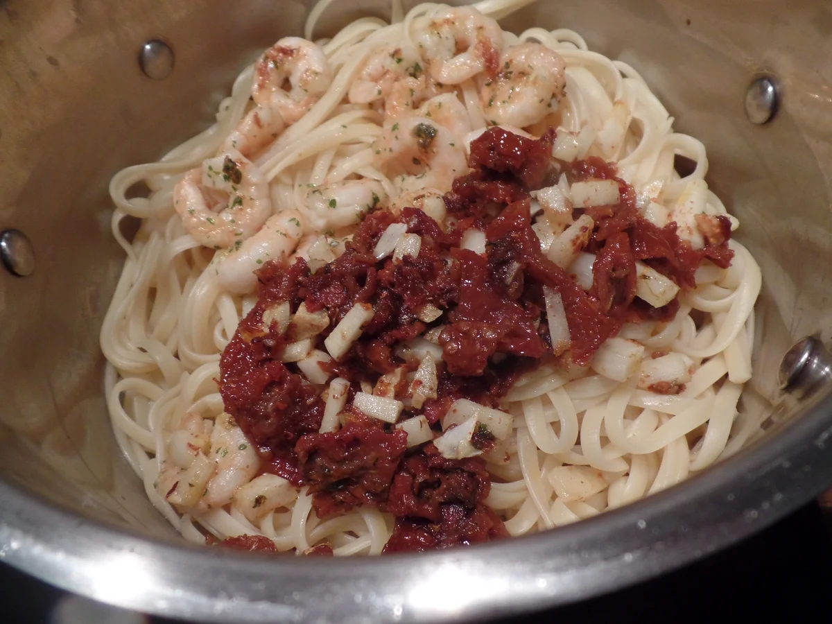 Garnelen mit Bavette n.13 - Rezept - Bild Nr. 7704