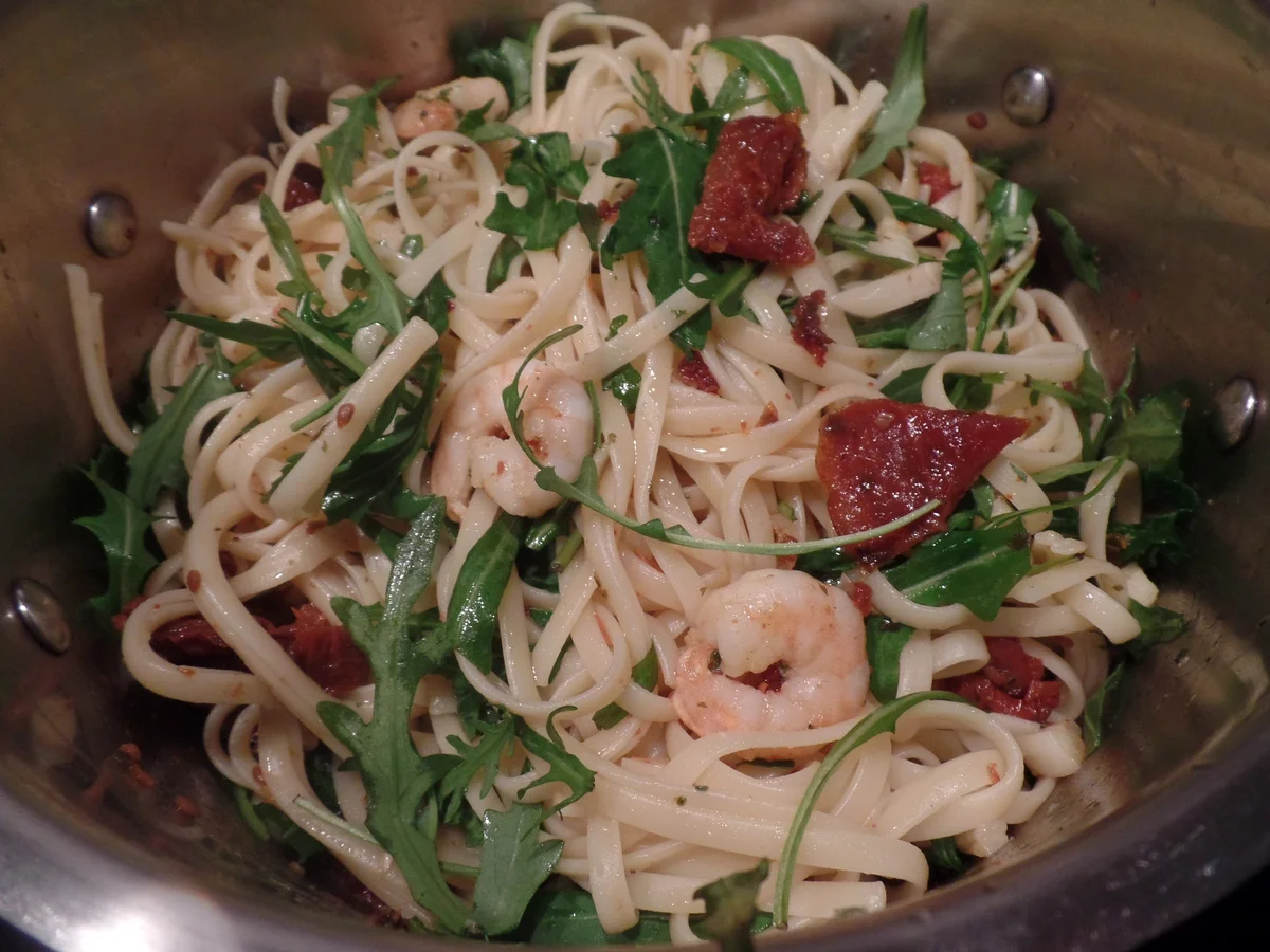 Garnelen mit Bavette n.13 - Rezept - Bild Nr. 7705